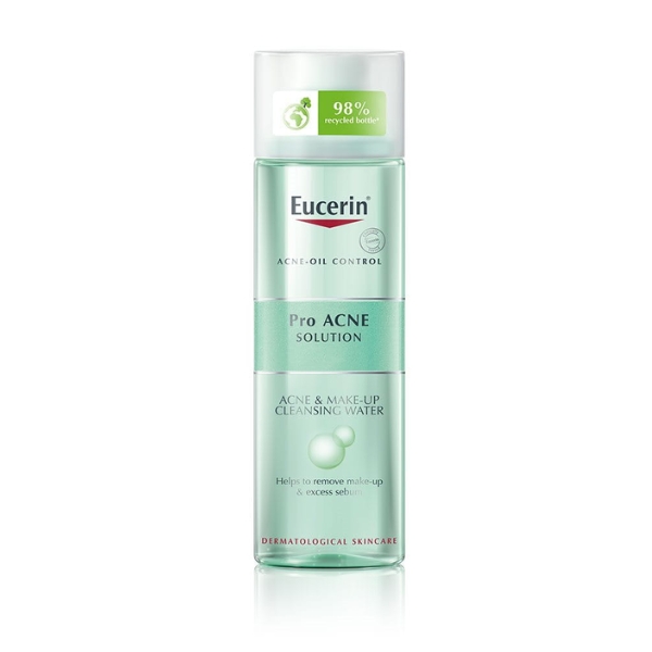 Eucerin Pro ACNE Solution Acne & Make-up Cleansing Water - Nước tẩy trang cho da mụn